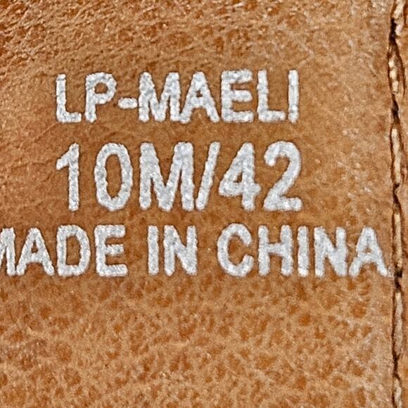 Lucky‎ Brand Maeli Beige Gold Strappy Espadrille Wedge Sandals Size 10M - Picture 7 of 7